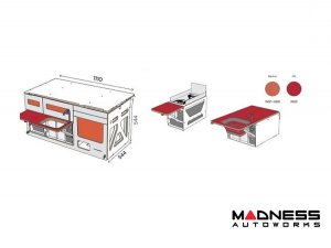 Volkswagen ID. Buzz Camper Kit - Kitchen Module Volkswagen ID. Buzz Camper Kit - Kitchen Module